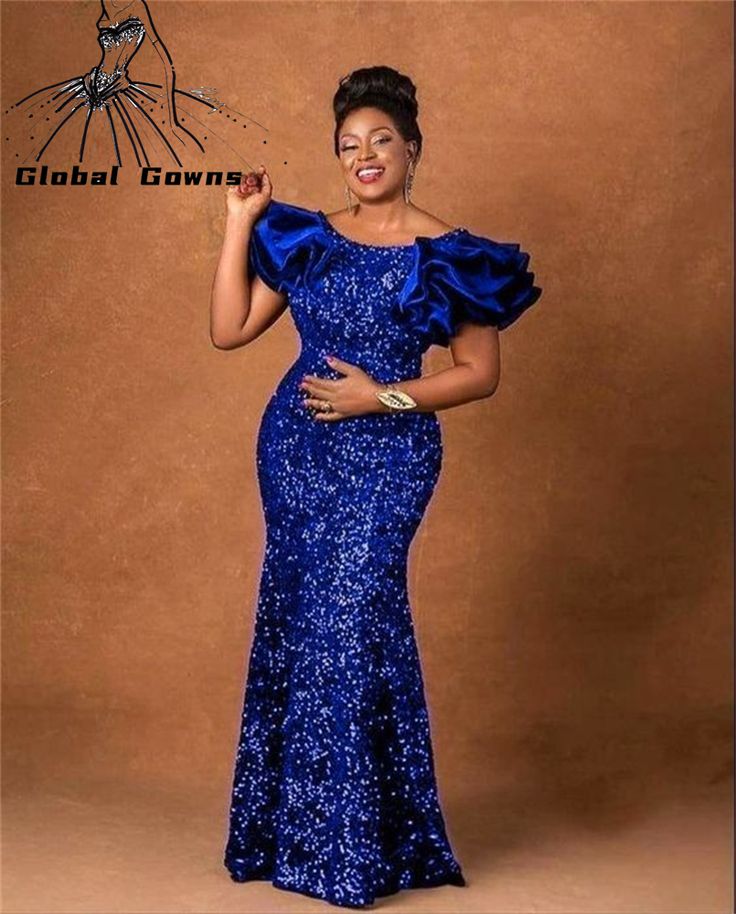 African Wear For Women, Dresses Ruffles, Mermaid Gown Prom, Best African Dresses, Lace Gown Styles, African Print Dress, Birthday Party Dress, African Lace, Black Evening Dresses