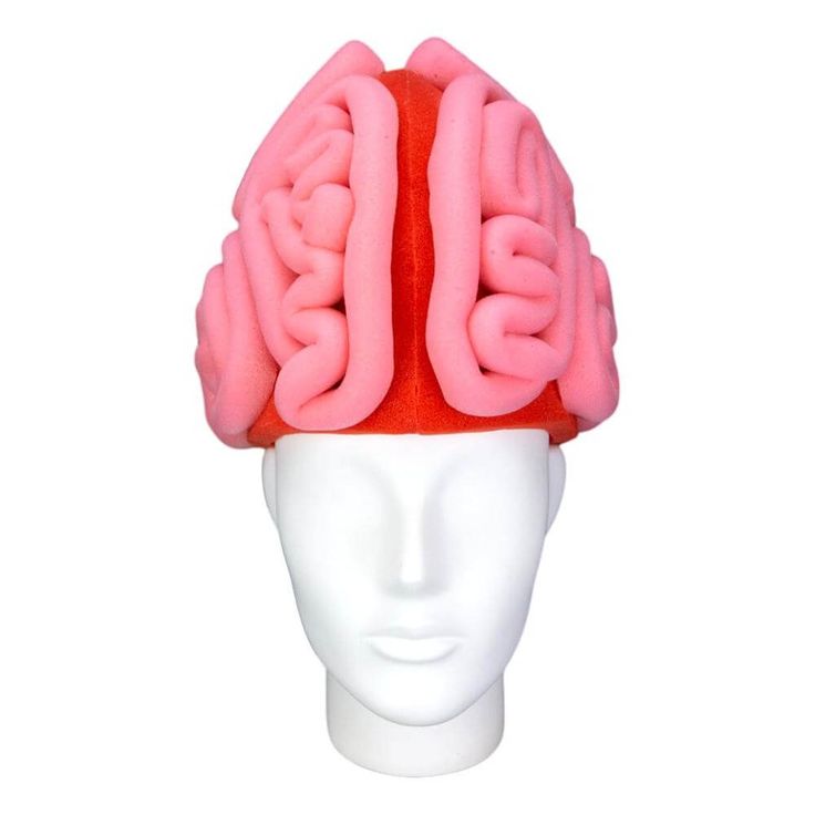 This Brain Hat will definitely make you stand out at your next Party, Hora Loca, Wedding, Corporate Event, Birthday, Quinceanera, or Halloween Party! It can be used as a wedding hats, top hats, photo booth props, or a party favor. Hat Anatomy, Brain Hat, Doctor Party, Foam Party, Medical Student Gift, Top Hats, Booth Props, Student Gift, Wedding Hats