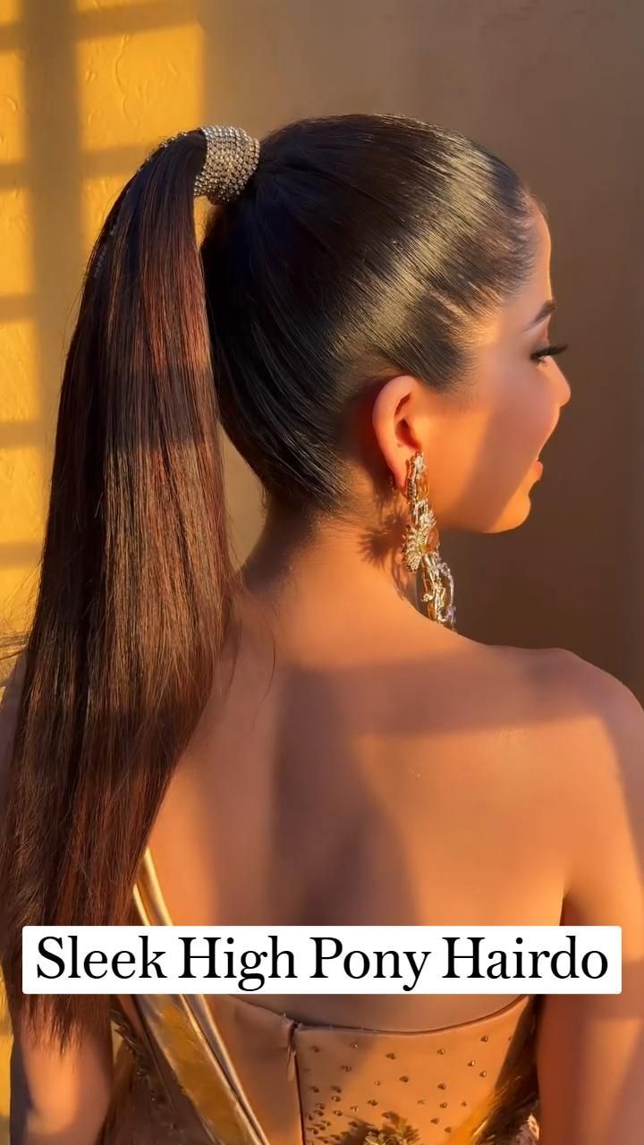 Sleek High Pony Hairdo in 2022 | Hair styles, Braided ponytail, Princess hairstyles Goals Achieved, Stylish Ponytail, Pony Hairstyles, High Ponytail Hairstyles, High Pony, Sleek Ponytail Hairstyles, Weave Ponytail, Birthday Hairstyles, Stunning Hairstyles