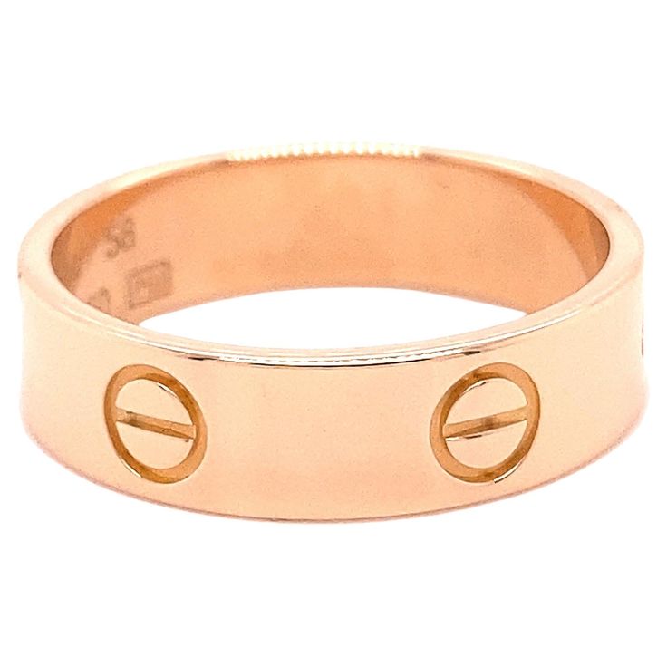 Cartier Love Band, Cartier Rose Gold, Love Band, Cartier Love, Ring Style, Cartier Ring, Cartier Love Bracelet, Love Ring, Ring Box