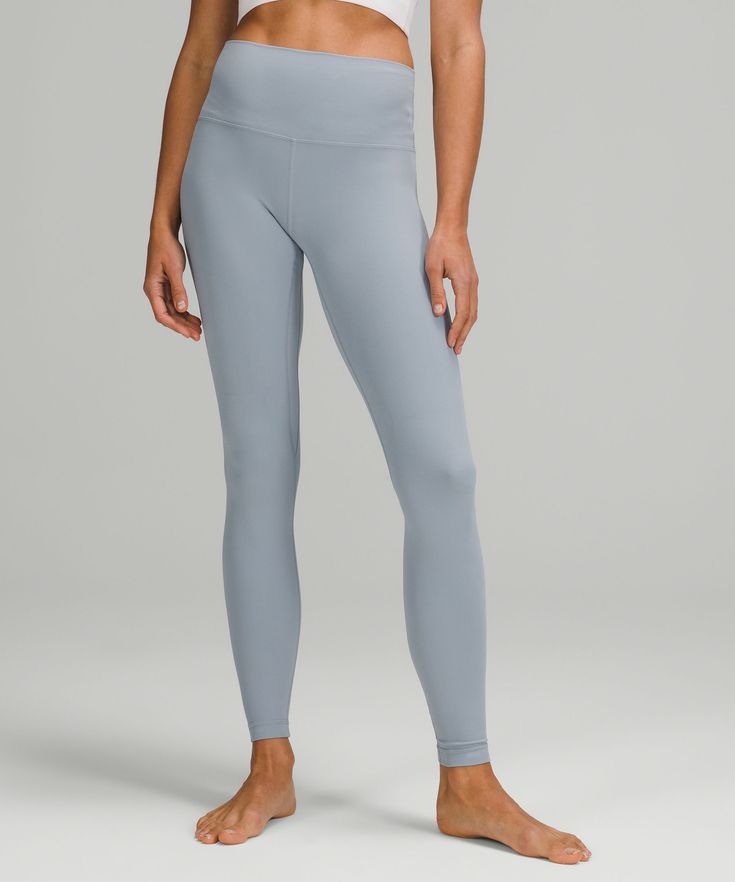 When feeling nothing is everything. The lululemon Align collection, powered by Nulu fabric, is so weightless and buttery soft, all you feel is your practice Designed for Yoga. Full length intended to sit at ankle. Hidden waistband pocket fits a card or key, and won't get in your way. This collection's great for low-impact workouts like yoga, or whenever you want to feel really, really comfortable. 'Wash with like colours', 'Machine wash cold', 'Do not bleach', 'Tumble dry low', 'Do not iron', 'D Ribbed Pants, Jumper Short, Feeling Nothing, Low Impact Workout, Lululemon Align, High Rise Pants, Back Women, Tight Leggings, Long Tops