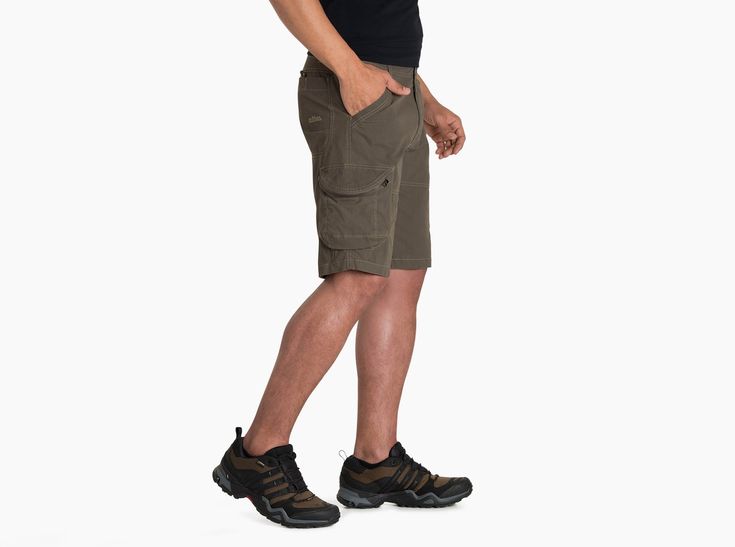 It’s easier to say yes to the next adventure when you’re always ready for it. That’s the inspiration for the AMBUSH™ Men's Cargo Short made with the KÜHLair™ vent system to keep you cool and comfortable. With nine pockets, you’ll always have enough storage. Stay prepared with  functional men's cargo shorts that are always ready to go. Summer Outdoor Cargo Shorts With Functional Pockets, Summer Cargo Shorts With Functional Pockets For Outdoor, Hiking Cargo Shorts With Side Pockets, Outdoor Shorts With Multiple Pockets, Short Cargo Shorts With Side Pockets For Hiking, Outdoor Cargo Shorts With Hip Pockets, Khaki Cargo Shorts With Hip Pockets For Outdoor, Functional Shorts With Pockets For Hiking, Casual Camping Shorts With Functional Pockets