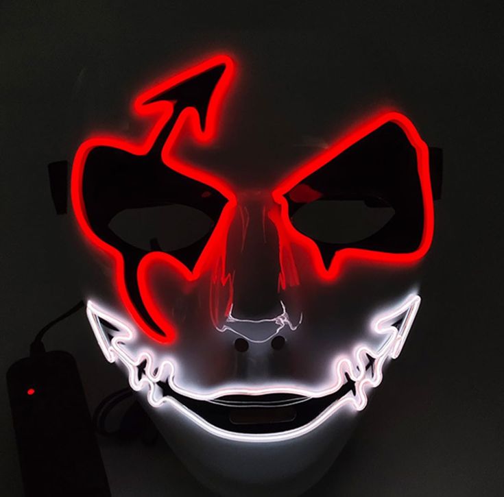 Scary Halloween Mask, Light Up Mask, Pink Toys, Scary Halloween Masks, Skeleton Mask, Fancy Dress Ball, Led Mask, Skull Mask, Halloween Mask