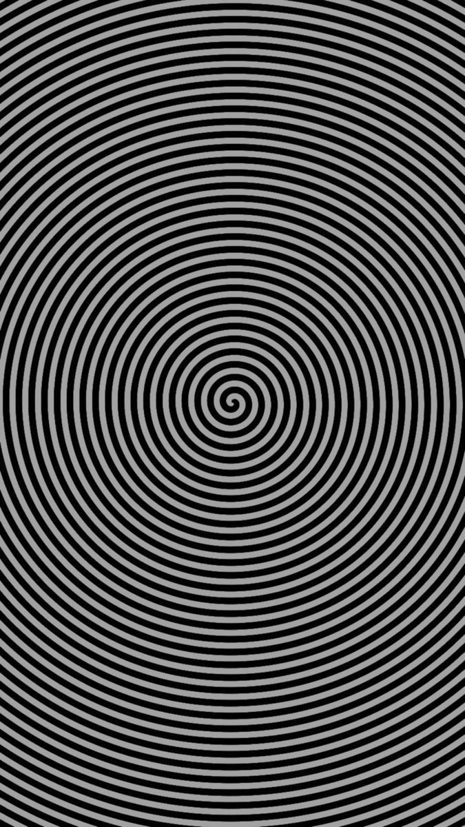 an abstract black and white background with spirals in the center, as if it were optical art