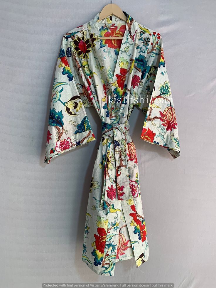 Cotton indian kimono, kimono robe, indian women robe, bathrobe, sleepwear nightwear dress, kimono jacket, kimono women, kimono for women. https://www.etsy.com/listing/1323846806/cotton-indian-kimono-kimono-robe-indian?utm_source=crowdfire&utm_medium=api&utm_campaign=api Multicolor Cotton Robe For Loungewear, White Robe With Kimono Sleeves For Home, Multicolor Summer Kimono For Home, Summer Multicolor Kimono For Home, Summer Home Kimono In Multicolor, Summer Multicolor Kimono, Cotton Kimono With Kimono Sleeves For Loungewear, Summer Home Kimono With Kimono Sleeves, White Kimono Sleeve Sleepwear For Home