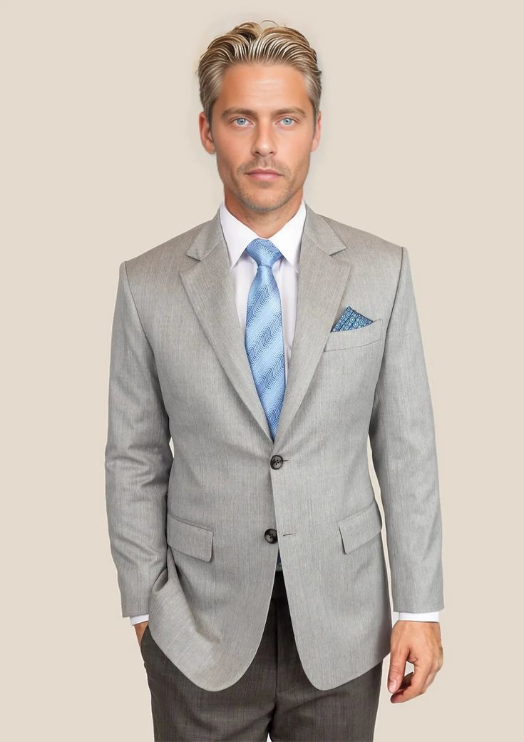 Elevate your wardrobe with our premium Glacier Grey Twill Jacket. Cut from luxurious merino wool by Vitale Barberis Canonico; this custom-made blazer exudes classic style. Neil says "The Glacier Grey Twill was inspired by the serene elegance of winter landscapes. I chose this pure merino wool for its refined twill weave and exceptional softness. It's a fabric that speaks to both formal events and sophisticated business settings, offering timeless versatility and understated charm." Elegant Outerwear With Suit Collar For Semi-formal Occasions, Elegant Long Sleeve Wool Tweed Jacket, Elegant Single Breasted Wool Tweed Jacket, Elegant Single-breasted Wool Tweed Jacket, Timeless Single-breasted Tweed Jacket, Elegant Winter Sport Coat With Concealed Placket, Formal Single-breasted Wool Tweed Jacket, Luxury Wool Tweed Jacket For Formal Occasions, Elegant Tweed Jacket For Business In Fall