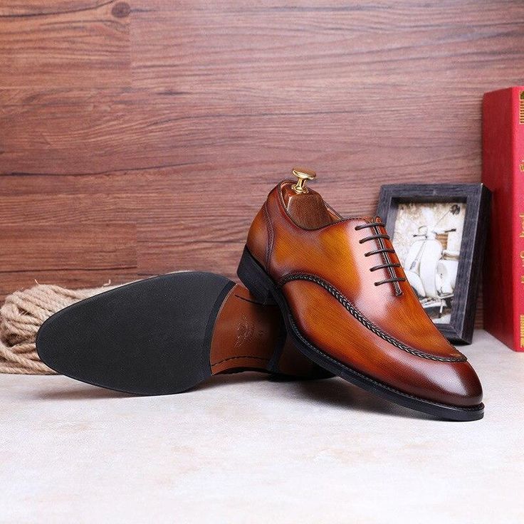 Upper Material: Genuine Leather Upper Leather Type: Cow Leather Outsole Material: Rubber Lining Leather Type: Cow Leather Leather Style: Patent Leather Oxford Shoes Brown, Leather Style, Black 7, Leather Fashion, Cow Leather, Black Shoes, Patent Leather, Gentleman, Dress Shoes Men