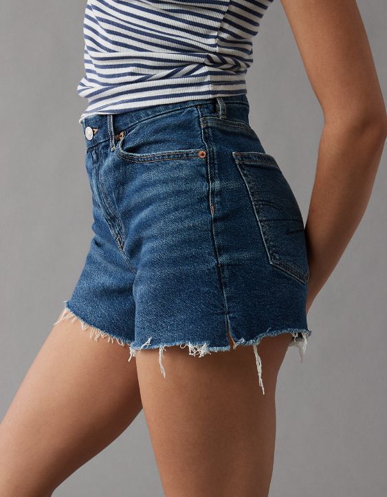 Fitted High Rise Jean Shorts For Everyday, Solid High Rise Bottoms For Day Out, High Rise Everyday Bottoms, Trendy High-waisted Relaxed Fit Shorts, Trendy High-waisted Relaxed Shorts, Chic High Rise Bottoms With Built-in Shorts, Chic High-rise Bottoms With Built-in Shorts, Chic High Waist Relaxed Fit Jean Shorts, Relaxed Fit Cutoff Bottoms For Day Out