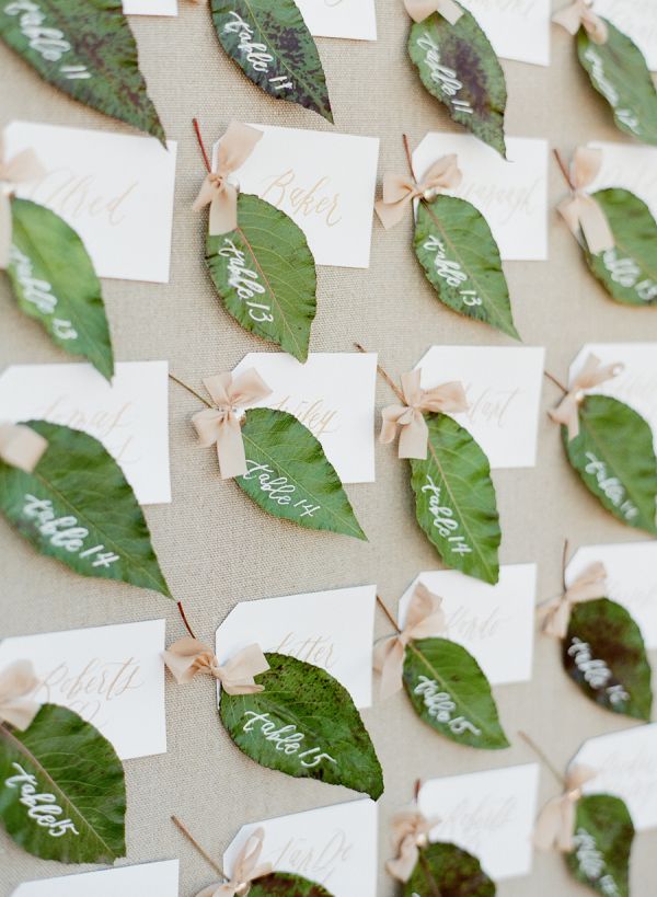 Greenery wedding escort cards: http://www.stylemepretty.com/2016/12/08/pantone-2017-color-of-the-year-greenery-wedding/ Photography: Jose Villa - http://josevilla.com/ Greenery Wedding Decor, Rustic Wedding Decorations, Floral Installations, Wedding Favors Fall, Sustainable Wedding, Spring Weddings, Daylight Savings, Eco Friendly Wedding, Seating Chart Wedding