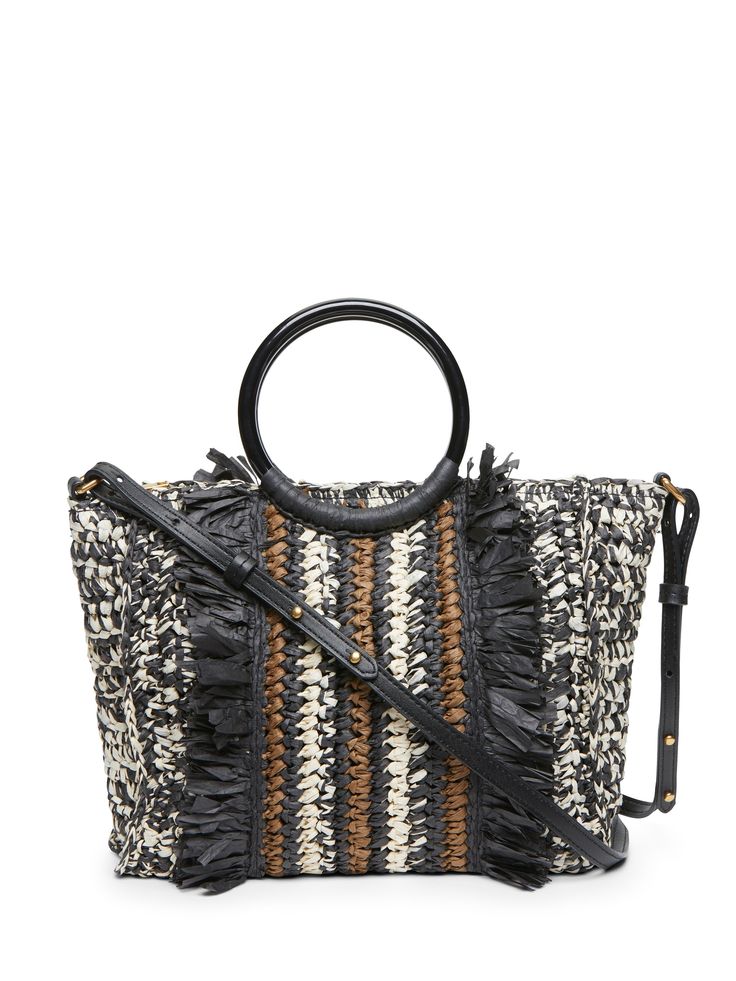 Marled Fringe Mini Tote | Banana Republic Chic Beige Fringe Shoulder Bag, Chic Travel Bucket Bag With Fringe, Chic Fringe Shoulder Bag For Travel, Chic Travel Shoulder Bag With Fringe, Chic Fringe Top Handle Shoulder Bag, Chic Fringe Tote Shoulder Bag, Chic Tote Shoulder Bag With Fringe, Chic Natural Color Bags With Fringe, Chic Fringed Shoulder Bag For Spring