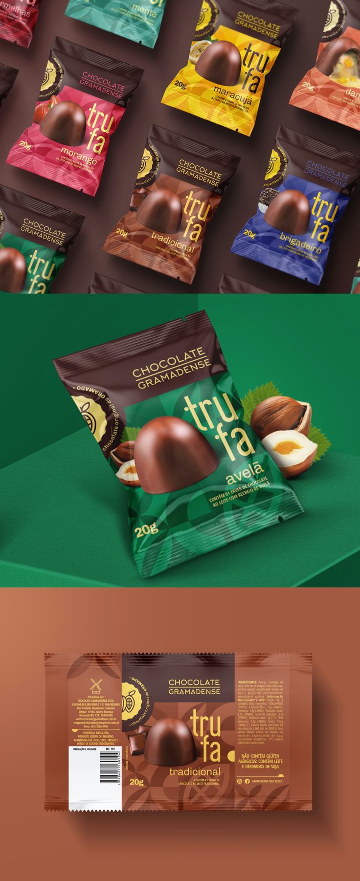 chocolate bar packaging mockups with different flavors