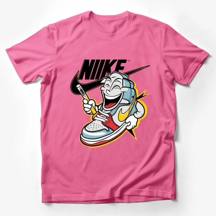 Vintage Cartoon Character Sneaker Design T-Shirt, Colorful Retro Style Tee, Urban Street Wear, Unisex Fashion Top Male T-Shirt Custom graphic T-Shirt.Customize your color Urban Street Wear, Pop Culture Shirts, Sneaker Design, Men's Vintage Style, Warriors T Shirt, Graphic Tees Vintage, Urban Street, Fashion Top, Cartoon T Shirts