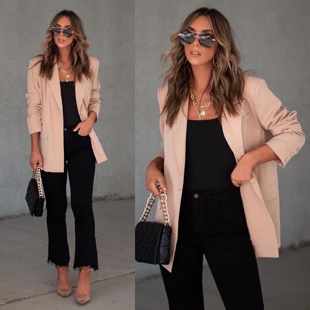 Body Suit With Blazer, Spring Essentials, Vici Collection, Blazer Fashion, Body Suit, Ootd, Fashion Outfits, Blazer, My Style