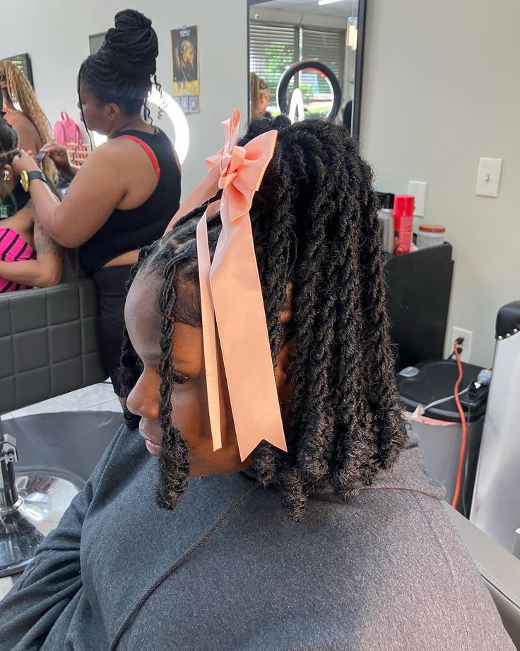 Barbie Ponytail 🎀. follow @locsbyyaya for everything locs Style : 28 Inch Soft Locs ++ Soft Loc Styling Located Stone Mountain Ga 📍 💬Text 470)4447467 for any questions or concerns ( If viewing follow @locsbyyaya for more 🫶🏾 ) Pssttt follow my Tik tok 🎶 @ yayajenelle for more hair content #stonemountainstylist #atlantastylist #decaturstylist #atlantabraider #decaturbraider #atlantalocs #atlantafauxlocs #stonemountainfauxlocs #fauxlocs #explore #fyp #atlsoftlocs #distressedlocs #s... Soft Loc Barbie Ponytail, 28 Inch Soft Locs, Soft Locs Ponytail, Loc Ponytail, Locs Soft, Hair Content, Barbie Ponytail, Soft Locs, Discreet Tattoos