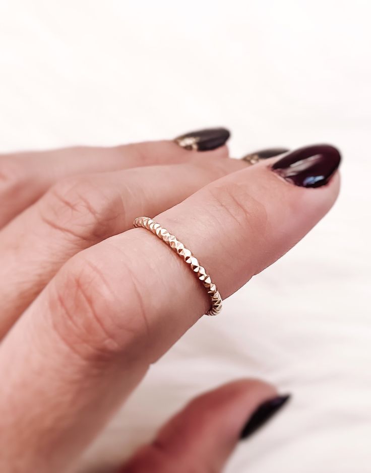 sparkle gold filled ring Ring Simple Silver, Simple Silver Ring, Dainty Gold Ring, Dot Ring, Sparkly Ring, Silver Rings Simple, Dainty Gold Rings, Sparkling Rings, Gold Filled Ring