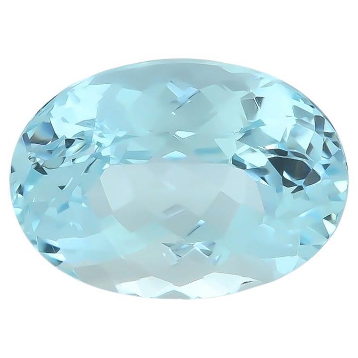 Discover the captivating elegance of Aquamarine at 1stDibs, where the finest natural gemstones are showcased. This remarkable Aquamarine, with its enchanting light blue hue, epitomizes purity and sophistication, making it a prized addition for collectors and jewelry aficionados alike. Carat: 10.55 carats Shape: Oval Cut: Brilliant/Step Measurements: 16.44 x 11.83 x 9.13 mm Color: Light Blue Clarity: Very Eye Clean This 10.55-carat Aquamarine boasts an exquisite oval shape, expertly cut with a co