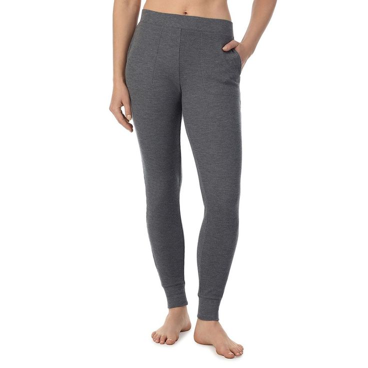 You'll love the cozy style of these Women's Cuddl Duds® Cozy Stretch Thermal Leggings.Click on this WOMEN'S GUIDE to find the perfect fit and more!You'll love the cozy style of these Women's Cuddl Duds® Cozy Stretch Thermal Leggings. Click on this INTIMATES & SLEEPWEAR GUIDE to find the perfect fit and more!FEATURES Midweight warmth rating No closure - pull-on styling 2 pockets Unlined Not at all sheer Cozy waffle constructionFIT & SIZING Body hugging Elastic waistband Midrise sits on the high h Cozy Winter Relaxation Bottoms, Comfortable Yoga Pants With Pockets For Loungewear, Cozy Super Soft Pants For Lounging, Solid Color Cozy Bottoms For Winter Relaxation, Comfortable Winter Loungewear Bottoms, Comfortable Winter Lounging Bottoms, Comfortable Bottoms With Pockets And Cozy Fit, Comfort Stretch Bottoms For Winter Loungewear, Cozy Fit Bottoms For Relaxation In Winter