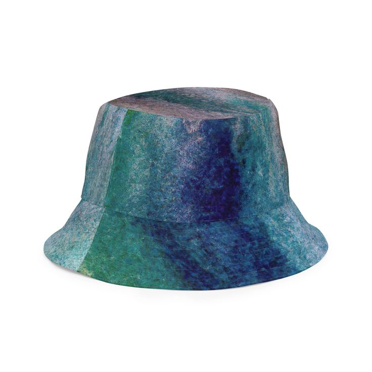 Reversible Bucket Hat, Blue Hue Watercolor Abstract Print. This reversible bucket hat can be worn on both sides, making it easy to match with different outfits. Made of breathable premium fabric, this hat will become your go-to streetwear accessory. • 100% polyester • Fabric weight: 8.1 oz/yd² (275 g/m²) • Moisture-wicking and breathable fabric • Linen feel material • Reversible • Available in 2 sizes • Blank product components sourced from China Adjustable Blue Bucket Hat, Blue Bucket Hat For The Beach, Reversible Multicolor Bucket Hat, Reversible Bucket Hat For Beach, Adjustable Blue 5-panel Bucket Hat, Green Reversible Bucket Hat For Outdoor, Blue Reversible Bucket Hat For Beach, Reversible Blue Bucket Hat For Beach, Blue Lightweight Bucket Hat With Short Brim