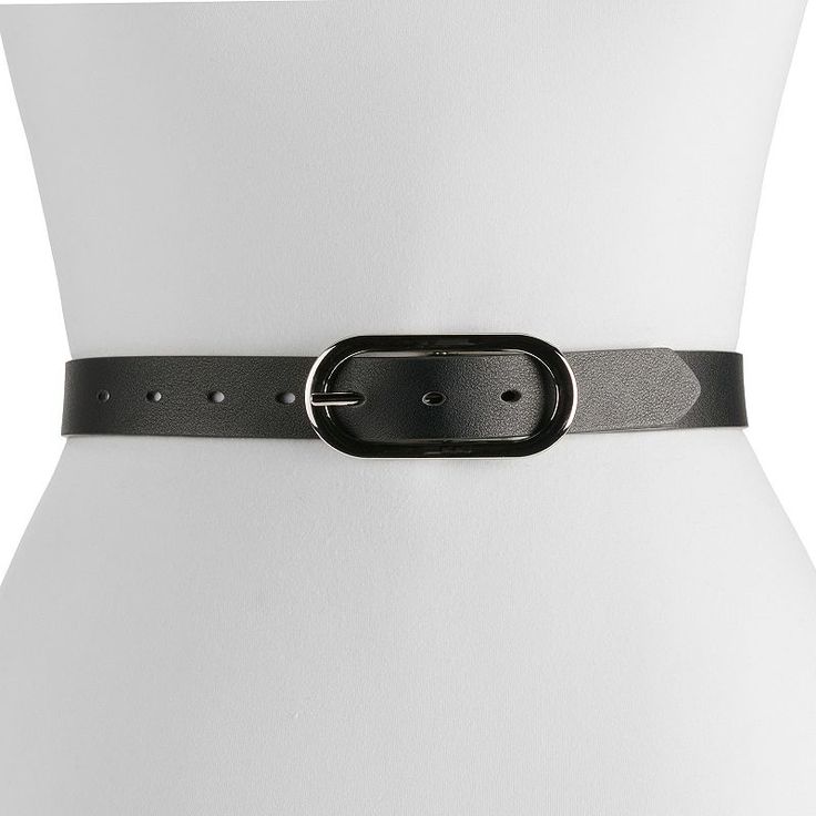 Simply flip the reversible buckle on this must-have LC Lauren Conrad belt to switch from black side of strap to saddle tan. Simply flip the reversible buckle on this must-have LC Lauren Conrad belt to switch from black side of strap to saddle tan. Polished silver tone finish hardware Oval center bar buckle Reverses between black and saddle tanFIT & SIZING 1 1/8 in. wide strap 7 holes included for adjustabilityFABRIC & CARE Synthetic Leather Hand wash Imported Size: Small. Color: White. G Trendy Black Belt For Everyday Wear, Adjustable Black Belt For Everyday, Black Adjustable Belt For Everyday, Everyday Adjustable Black Belt, Black Belt With Buckle Closure For Work, Modern Black Belt Buckles For Everyday, Black Casual Belt With Buckle Closure, Adjustable Black Belts With Silver Buckle, Black Adjustable Belt With Silver Buckle