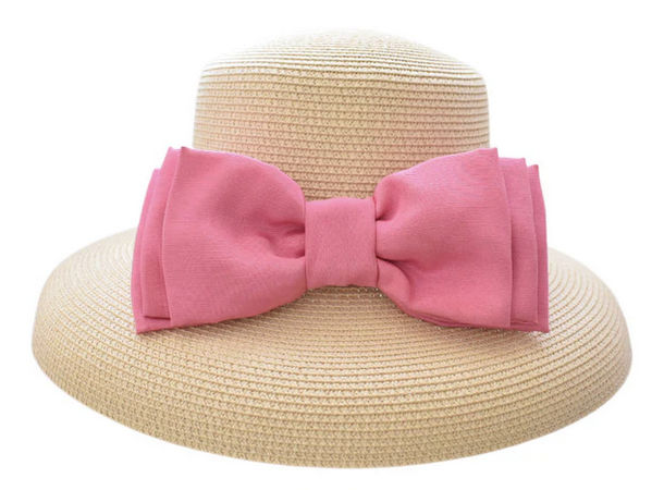 The most adorable hat for any occasion. Save 25% with code PINTEREST. Chic Hats With Bow And Curved Brim, Adjustable Pink Hat For Day Out, Adjustable Pink Hat For A Day Out, Flat Brim Hat With Bow For Kentucky Derby, Adjustable Bow Hat For Kentucky Derby, Adjustable Hats With Bow For Kentucky Derby, Adjustable Kentucky Derby Hat With Bow, Chic Cloche Hat For Vacation, Chic Adjustable Hat With Bow