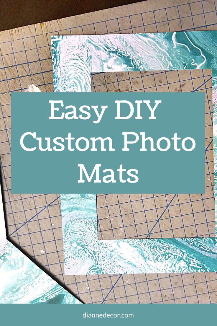 the easy diy custom photo mats are great for making your own wall hangings