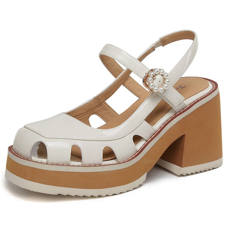 Customize your summer style with Loreana Women's Dress Sandals from USS Shoes. These modern sandals feature a patent leather upper and buckle pearl buckle to give them elegance and style. With a 3-inch square heel, these sandals are both stylish and comfortable. These beautiful sandals will elevate your look effortlessly, perfect for any dress occasion. • Sandal Type: Modern Sandals• Upper Material: Patent Leather• Outsole Material: Rubber• Back Counter Type: Front & Rear Strap• Side Vamp Type: Open• Fit: Fits true to size, take your normal size• Heel Type: Square Heel• Closure Type: Buckle Strap• Insole Material: Sheepskin• Heel Height: 3 in• Platform Height: 0 / 1.18 in• Weight: 8 oz• Item # 1005004L• Brand: USS Shoes• High-quality Product• Width Options: B - Medium• Import Product• Ship Summer High Heel Sandals With Metal Pin Buckle, High Heel Sandals With Metal Pin Buckle For Summer, Summer Ankle Strap Heels With Metal Pin Buckle, Spring High Heel Sandals With Metal Pin Buckle, Summer Closed Toe Heels With Metal Pin Buckle, Spring Party Sandals With Metal Pin Buckle, Summer Closed-toe Heels With Metal Pin Buckle, Summer Closed Toe Sandals With Metal Pin Buckle, Chic Sandals With Metal Pin Buckle For Spring