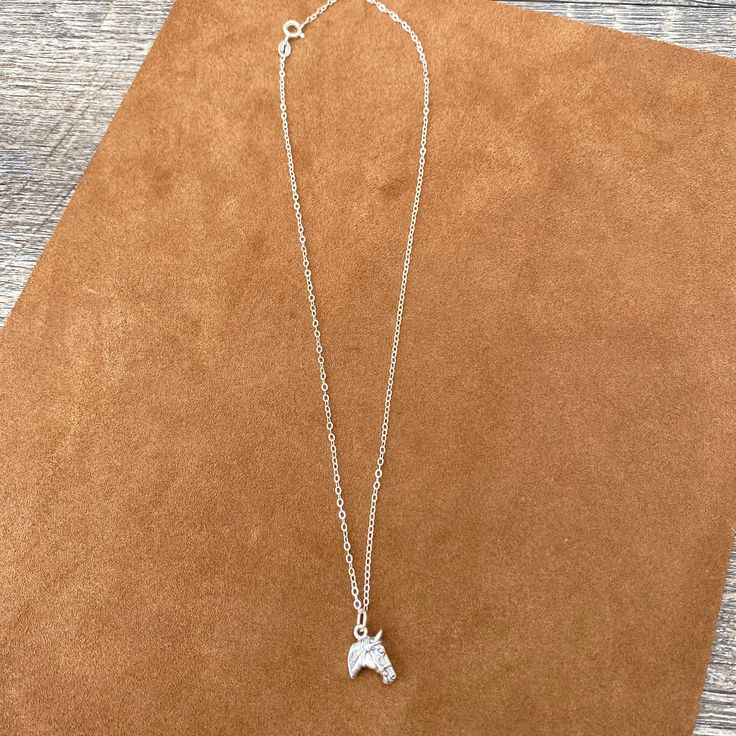 S925 stamped Sterling Silver chain and charm 16” chain Horse Necklace, Silver Horse, Sterling Silver Chain, Sterling Silver Chains, Silver Chain, Arrow Necklace, Silver Necklace, Sterling Silver, Chain