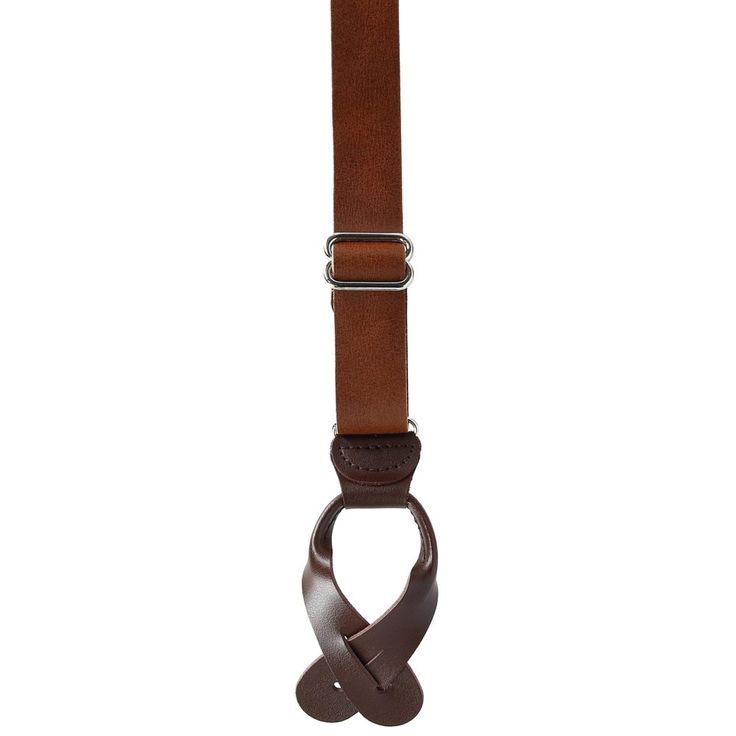 These are very classic everyday button-end suspenders. The leather straps give it a sophisticated look and the elastic back strap gives it stretch-ability to keep your pants where they need to be. Made of PU Finished Split Leather Classic Fitted Leather Belts And Suspenders, Classic Brown Belts And Suspenders For Everyday, Classic Formal Adjustable Belts And Suspenders, Classic Adjustable Belts And Suspenders For Everyday, Classic Fitted Belts And Suspenders With Adjustable Straps, Adjustable Belts And Suspenders For Workwear, Classic Adjustable Belts And Suspenders For Work, Adjustable Brown Leather Belts And Suspenders, Classic Formal Belts And Suspenders With Adjustable Strap