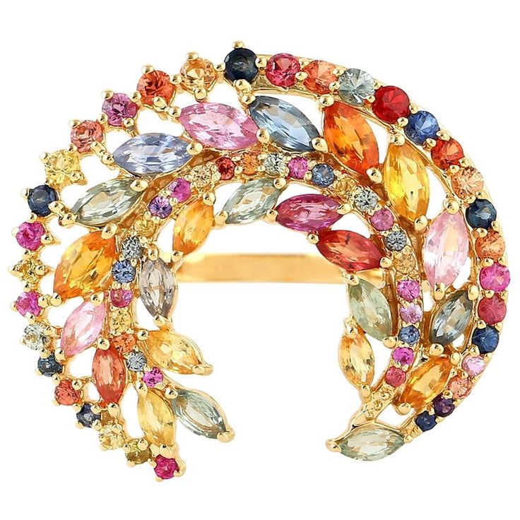 Luxury Multicolor Sapphire Ring For Formal Occasions, Luxury Multicolor Sapphire Ring, Multicolor Sapphire Multi-stone Ring, Multicolor Multi-stone Sapphire Ring, Multicolor Sapphire Ring In Fine Jewelry Style, Luxury Multicolor Multi-stone Sapphire Ring, Luxury Multicolor Ruby Ring, Multicolor Brilliant Cut Sapphire Ring For Formal Occasions, Multicolor Sapphire Ring With Prong Setting