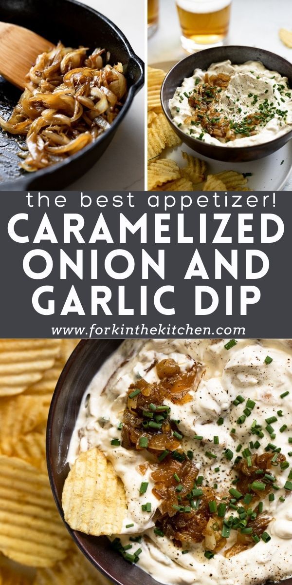 the best appetizer caramelized onion and garlic dip