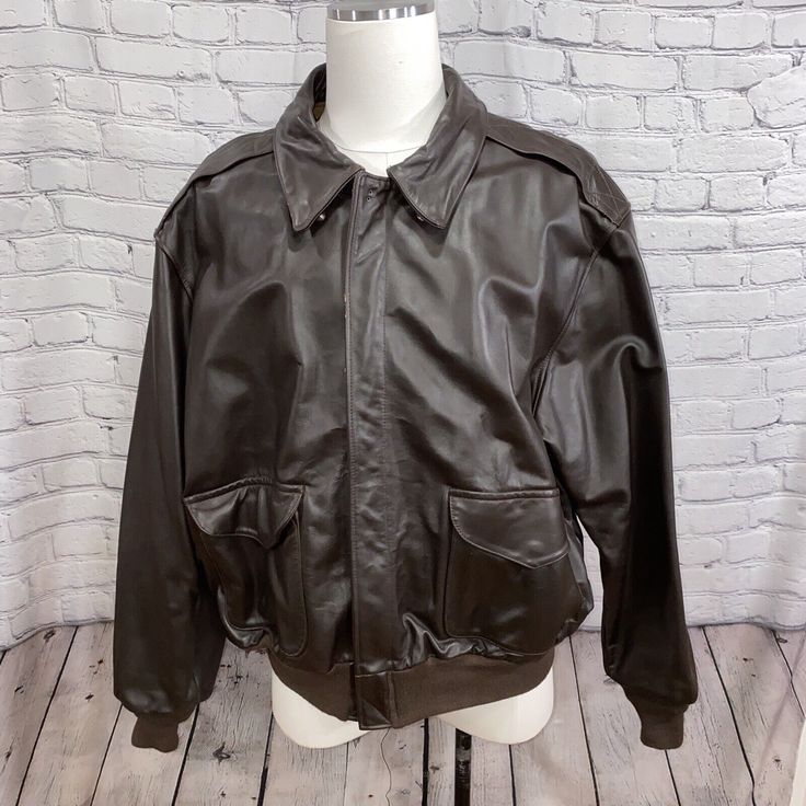 Cooper Type A-2 52R USAF Flight Jacket VTG Brown Bomber Coat Air Made in USA. This is a Rare Horsehide Jacket any questions please ask thanks 90s Retro Fashion, United States Air Force, Flight Jacket, Motorcycle Jacket, Retro Fashion, Flight, Made In Usa, Mens Jackets, Bomber Jacket