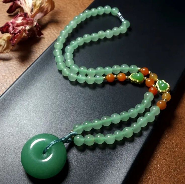 I just added a new item to eBay, Elegant Natural Jade Bead Necklace With Lucky Large Jade Pendant! #eBay #eBaySeller Jade Jewelry Necklace, Jade Necklace Pendant, Jade Bead Necklace, Chinese Ancient, Chinese Design, Necklace Making, Jade Necklace, Ancient Jewelry, Jade Jewelry