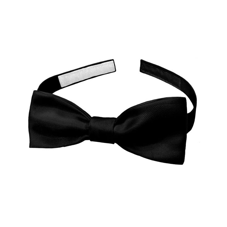 A solid black bow tie is a wardrobe staple. This black bow tie in KT Black radiates elegance and sophistication. Black Bow Tie, Neck Bow, Tie Design, Subtle Textures, Black Bow, Velcro Straps, Black Design, Solid Black, Bow Tie