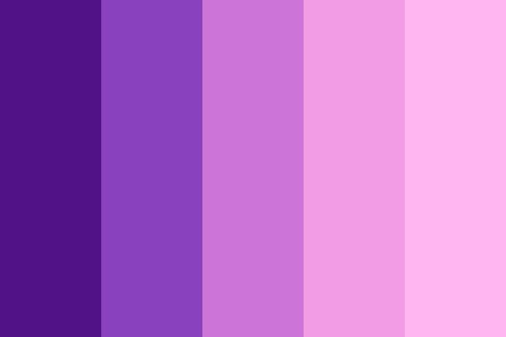 the color purple is very vibrant and it looks like something out of an animated movie