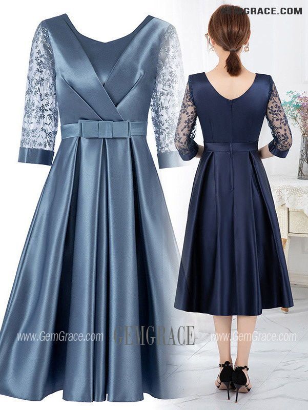 10% off now|Free shipping world-wide. Pleated Elegant Knee Length Wedding Party Dress With Illusion Sleeves at GemGrace. Click to learn our pro custom-made service for wedding dress, formal dress. View #WeddingGuestDresses for more ideas. Elegant Mother Of The Bride Dress With Sheer Sleeves, Fitted Pleated Evening Dress For Wedding, Long Sleeve Pleated Evening Dress For Wedding, Fitted Knee-length Bridesmaid Dress For Wedding, Knee-length Evening Dress For Wedding Party Season, Elegant Knee-length Bridesmaid Dress For Banquet, A-line Dresses With Lace Sleeves For Banquet, Formal Fitted Knee-length Bridesmaid Dress, Fitted Knee-length Bridesmaid Dress For Formal Occasions