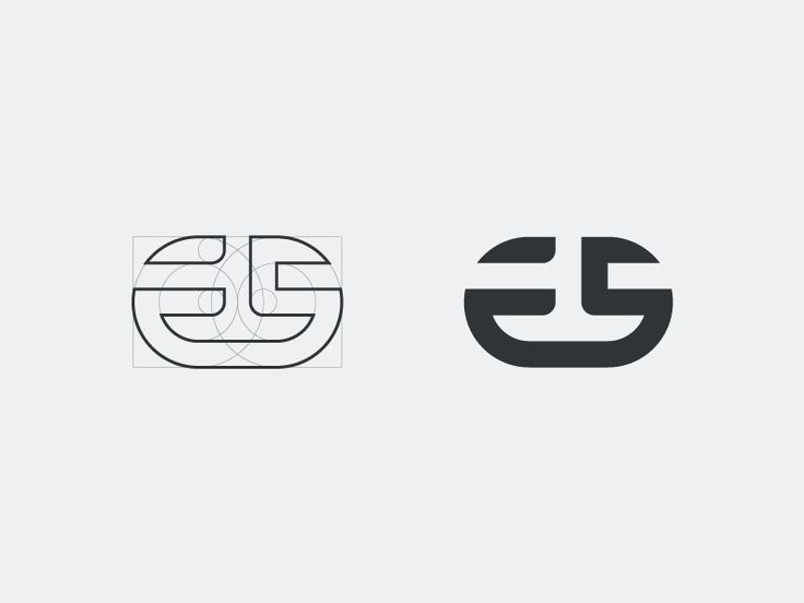 two different logos, one with the letter e and the other with the letter g