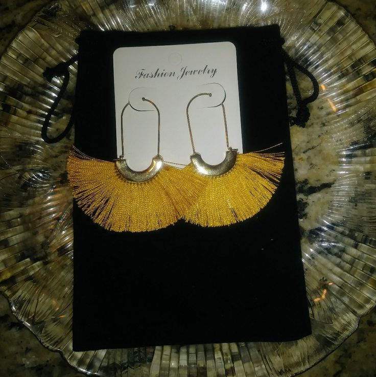 3 For $20 Or $8 Each-Hoop Shaped And Thread Fringe Tassel Forms A Graceful Design To Make You Be The Focus Of A Crowd, Beautiful And Elegant. Material: Tassel, Alloy Color: As Pictures Shown Trendy Gold Tassel Earrings With Fringe, Yellow Fringe Dangle Jewelry, Yellow Fringe Tassel Earrings, Gold Dangle Tassel Earrings For The Beach, Gold Tassel Earrings For Beach, Gold Bohemian Tassel Earrings For Spring, Gold Fringe Earrings For Beach, Gold Tassel Jewelry For Spring, Beach Gold Tassel Earrings