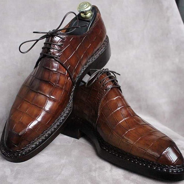 Alligator Dress Shoes, Leather Shoes For Men, Quality Leather Boots, Mens Dress Boots, Wingtip Shoes, Crocodile Shoes, Custom Design Shoes, Suede Leather Shoes, Monk Strap Shoes