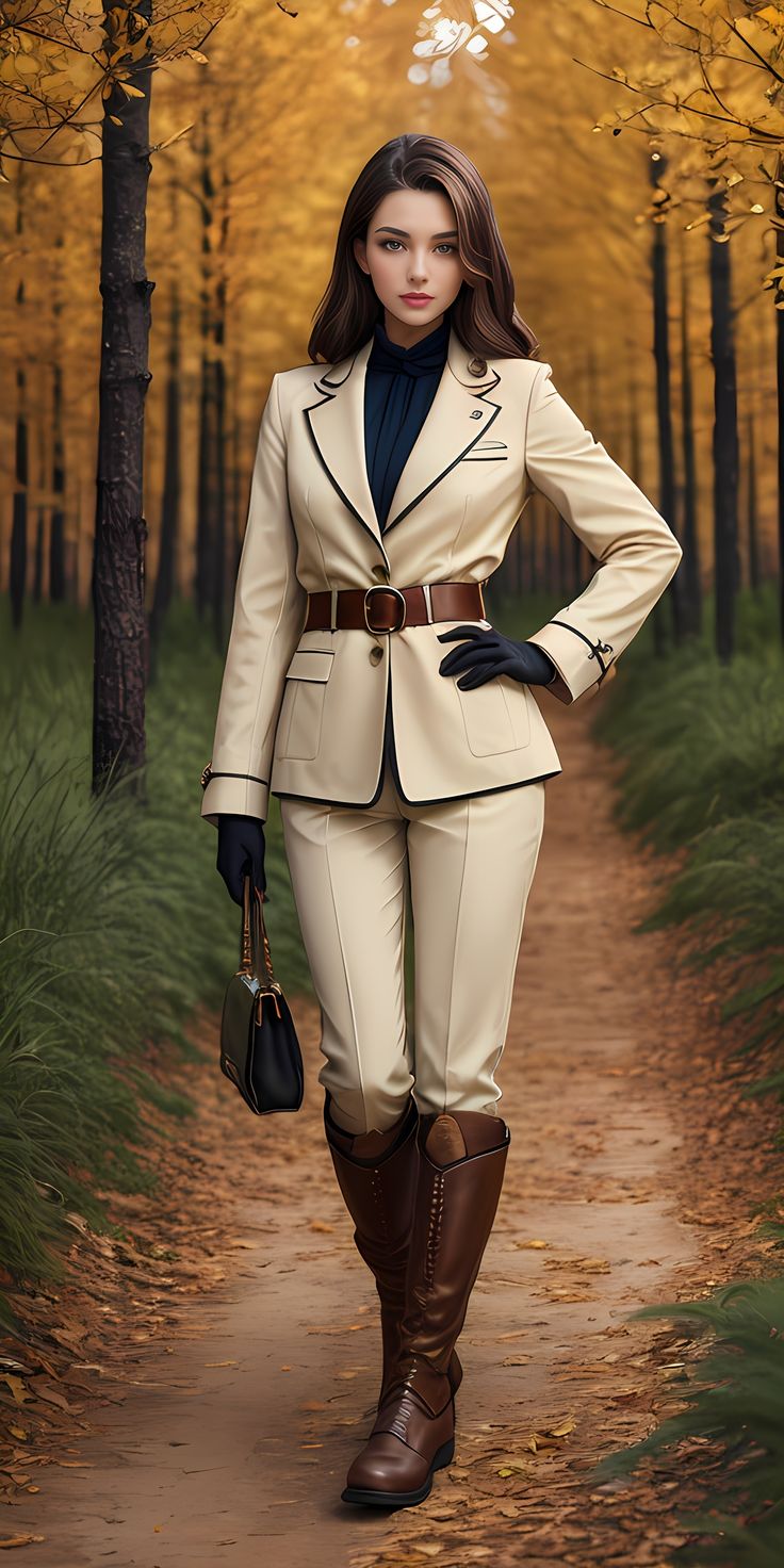 English Hunting style Clothing 025
A lady in English Hunting Clothing，created by “图趣 AI (tu-qu-ai)” software,
Keywords:  AI images, 图��趣 AI , a lady, a beauty, in English Hunting Clothing, Shooting Clothing，English Hunting style, Hunting，riding boots，Hunting boots English Fashion Women, Hunting Clothes For Women, English Hunting, English Riding Outfit, Hunting Style, Victorian Era Dresses, Hunting Clothing, Ralph Lauren Womens Clothing, Lady A