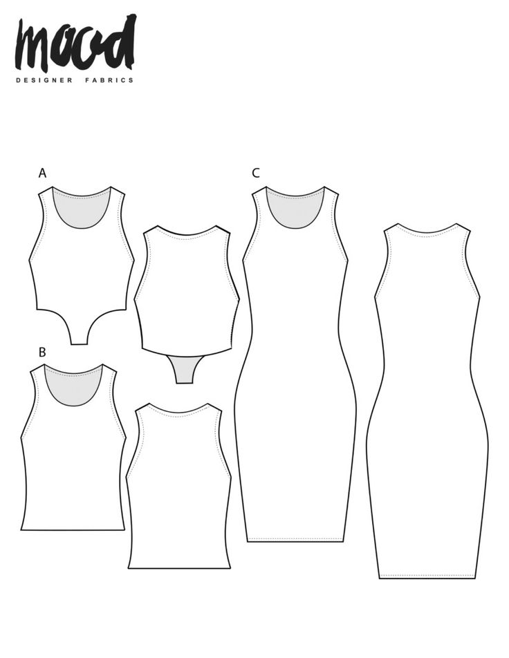 the sewing pattern for this dress is easy to sew