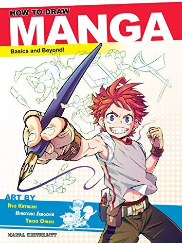 the cover to how to draw manga basics and beyond