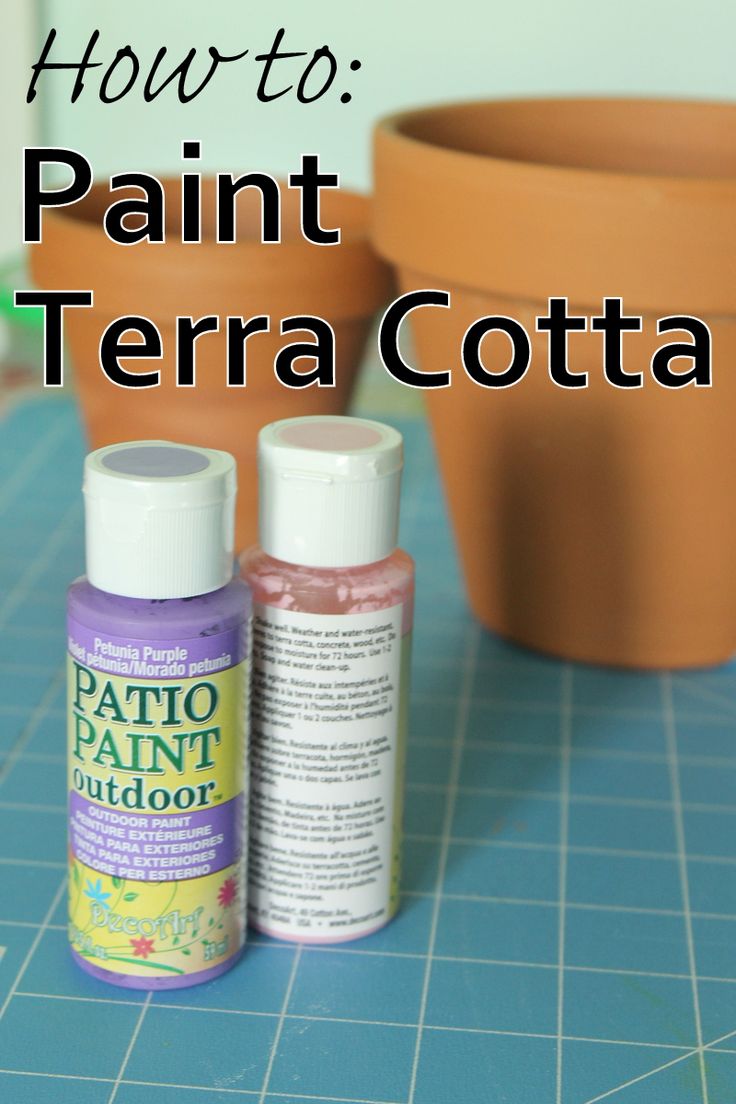 how to paint terra cota