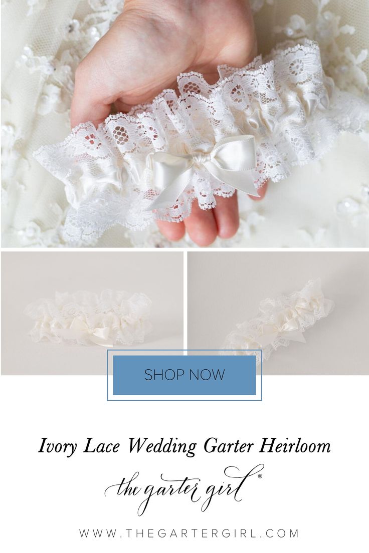 A luxury lace wedding garter in classic ivory. Featuring ivory lace with a stripe of satin ribbon. A classic wedding accessory for a beautiful bridal shower gift handmade by expert garter designer, The Garter Girl. #gartergirl #thegartergirl #weddinggarter #bridalgarter #garter #justsayyes #tooprettytotoss #lacegarter #ivorygarter Elegant Adjustable Bridal Accessories For Marriage, Elegant Lace Bridal Accessories For Bridal Shower, Adjustable Bridal Accessories For Ceremony, Elegant Lace Bridal Accessories For Marriage, Elegant Lace Bridal Accessories For Wedding, Elegant Lace Bridal Accessories, Adjustable Lace Bridal Accessories For Wedding, Elegant Adjustable Bridal Accessories For Bridal Shower, Elegant Adjustable Bridal Accessories For Wedding