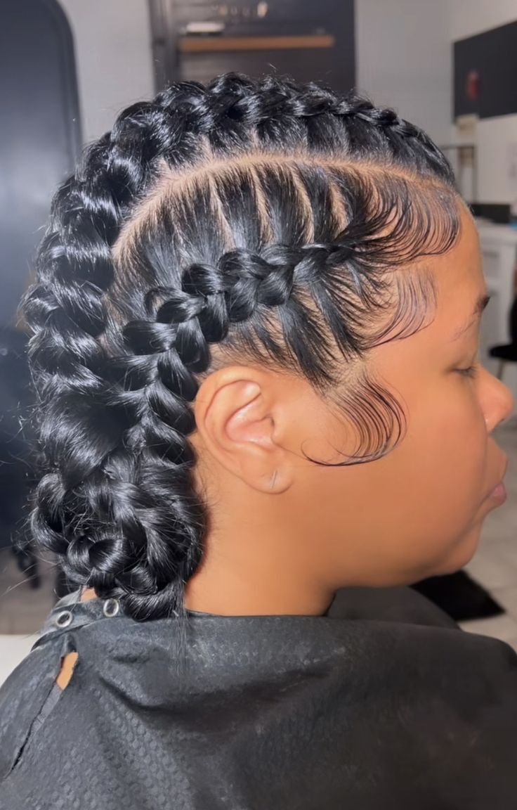 Fun Hairdos, Clean Hairstyles, Loose Twists, Bday Hairstyles, Vacation Braids, Cornrow Ideas, Butterfly Braids, Havana Twists, Two Braid Hairstyles