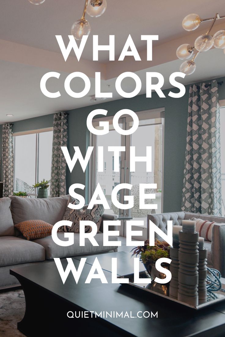 a living room filled with furniture and lots of windows that says what colors go with sage green walls