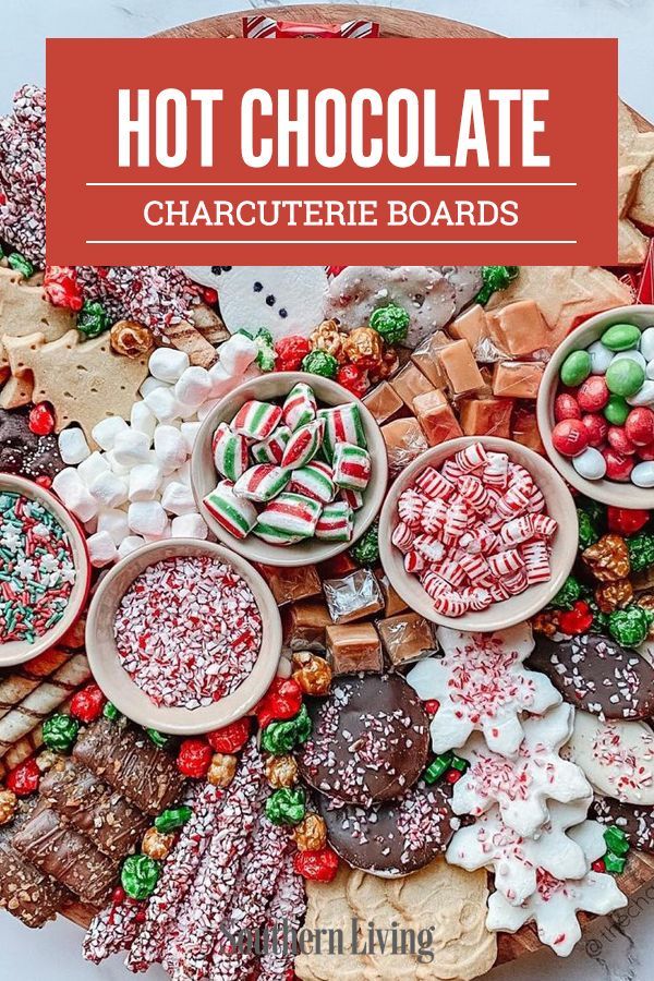 a platter filled with lots of different types of christmas cookies and candies on top of each other