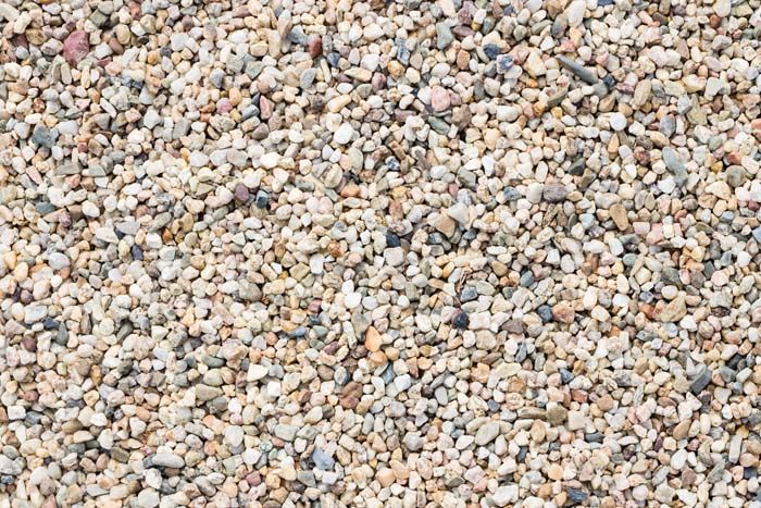 gravel is shown with small rocks on it