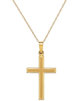 Buy Gold Jewelry, Gold Cross Necklace, Gold Cross Pendant, Gold Cross, Cross Charms, Mens Gift Sets, Cross Pendant Necklace, Luxury Gifts, Baby Clothes Shops