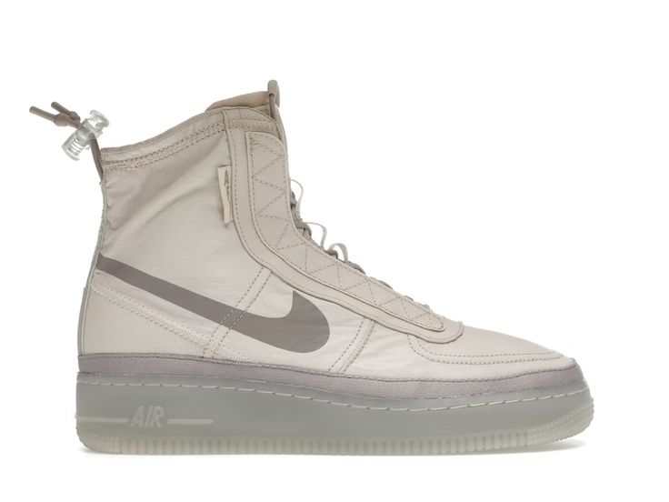 Nike Air Force 1 Shell Cream (W) - BQ6096-002 Nike Kicks, Nike Air Force 1 High, Air Force 1 High, Shoes Sneakers Nike, Hot Sneakers, Nike Fashion, Women's Sneakers, Jordan Retro, Nike Air Force 1