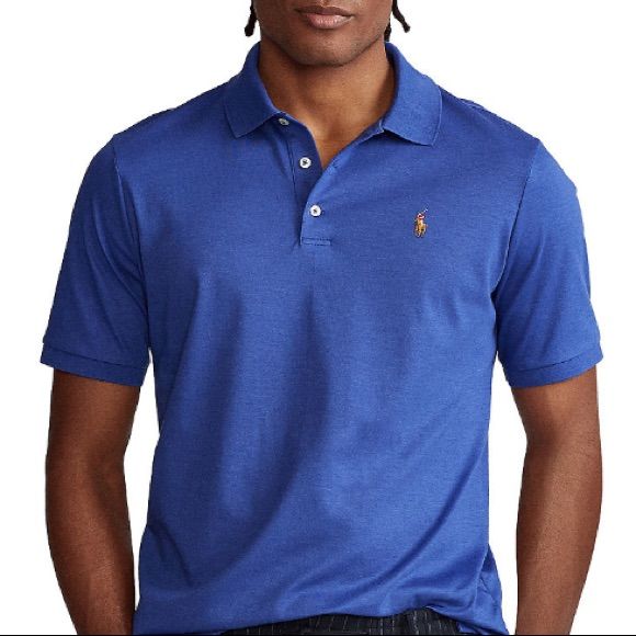 The Original Line In The Ralph Lauren Family, Polo Ralph Lauren Is All About Quintessential American Style. From Relaxed Cable-Knits To Peerless Polo Shirts, Every Piece Is Indispensable. Classic Fitted Blue Polo Shirt, Classic Blue Plain Top, Fitted Plain Tops With Polo Collar, Ralph Lauren Family, Cotton Polo, Ralph Lauren Shirt, Polo Shirts, American Style, Polo Ralph